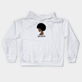 Afro Melanin Queen Black African History Kids Hoodie